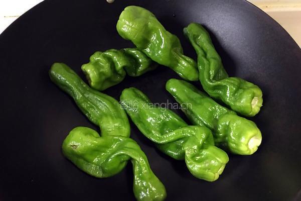 豉香虎皮青椒的做法图解3