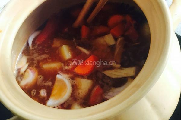 番茄土豆炖牛肉的做法图解6