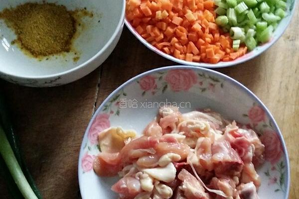 高塔咖喱荞麦鸡肉饭的做法图解1