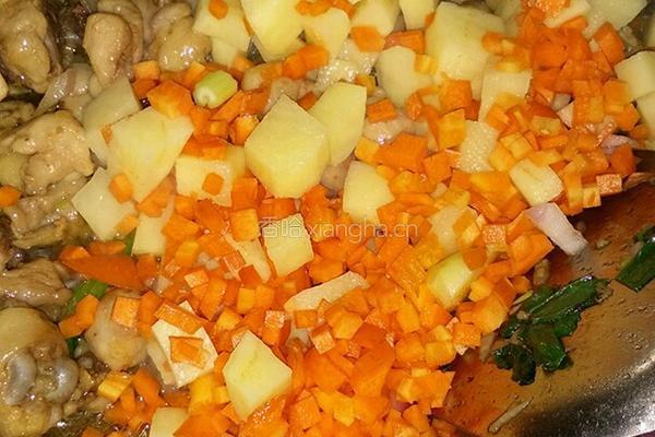 高塔咖喱荞麦鸡肉饭的做法图解4