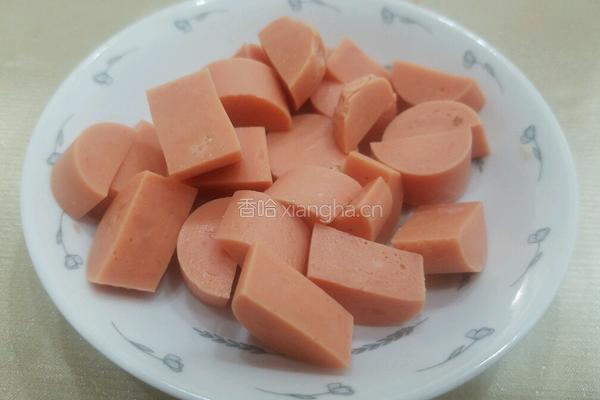柚子皮炒火腿肠的做法图解8