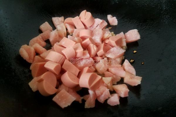 柚子皮炒火腿肠的做法图解10