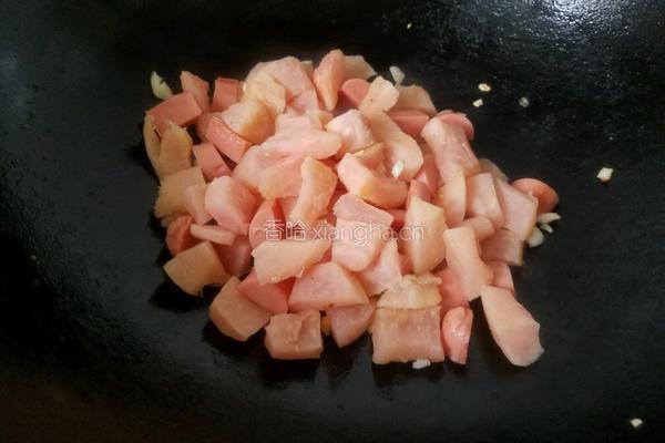 柚子皮炒火腿肠的做法图解11