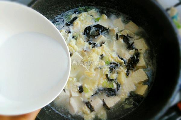 虾皮豆腐汤的做法图解8