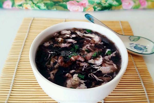 紫菜瘦肉蛋汤的做法图解10
