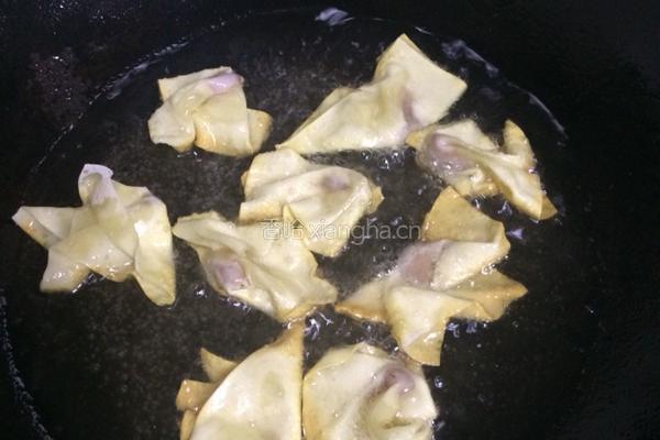 油炸馄饨的做法图解7