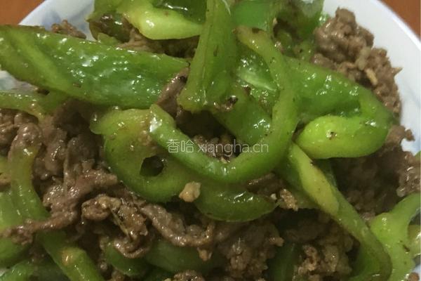 青椒烩牛肉的做法图解8