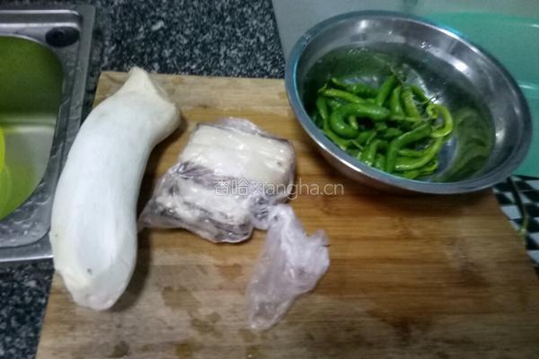腊味杏鲍菇的做法图解1