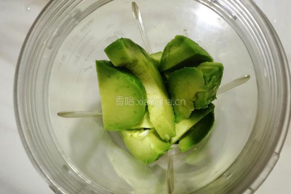 牛油果奶昔的做法图解5