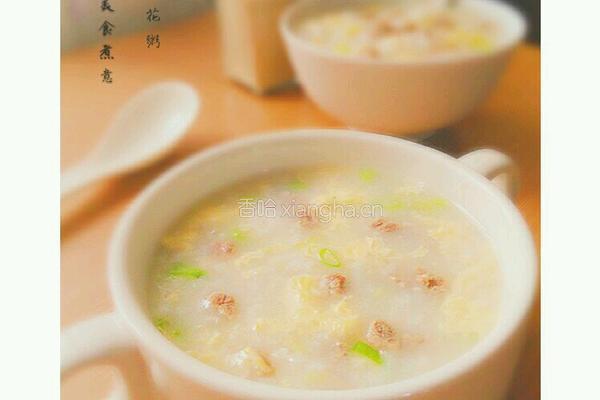 牛肉蛋花粥的做法图解9