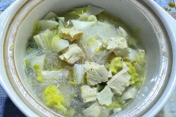 砂锅白菜冻豆腐的做法图解7