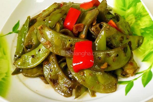 虎皮眉豆炕尖椒的做法图解7