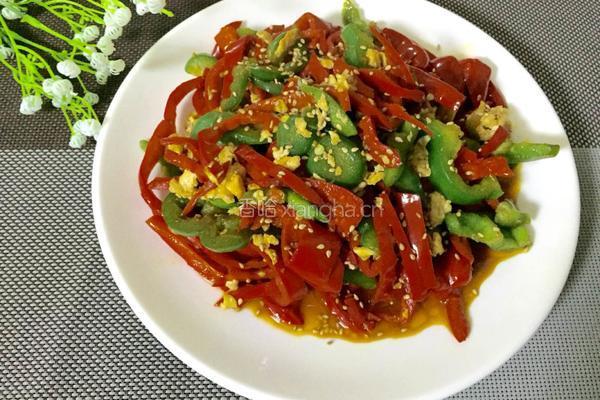 青椒炒鸡蛋的做法图解7