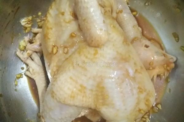 电饭煲焖鸡的做法图解4