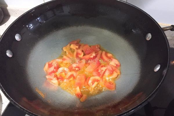 鸡蛋打卤面的做法图解5
