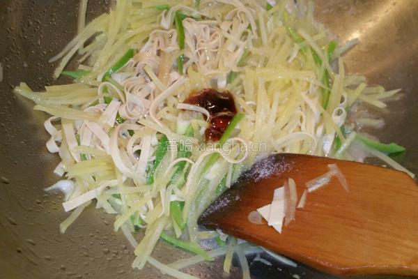 新式炒三丝的做法图解5