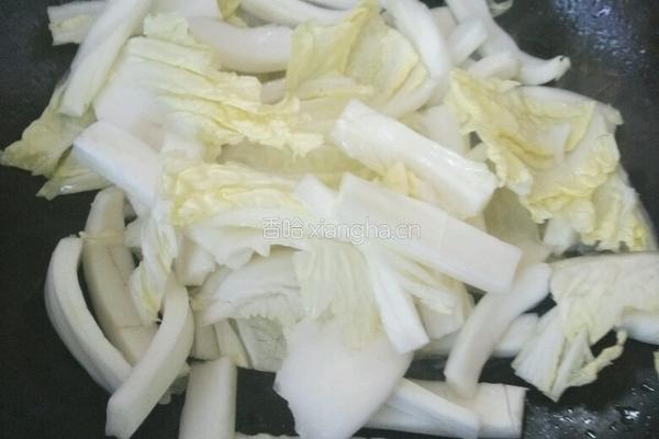 素炒白菜的做法图解4