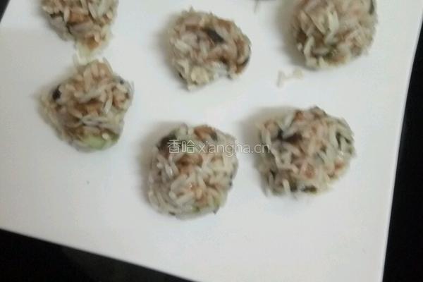 珍珠圆子的做法图解4