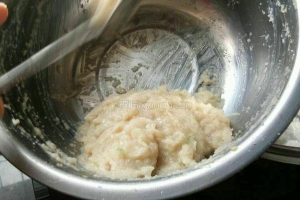 莲藕鸡肉丸子的做法图解10