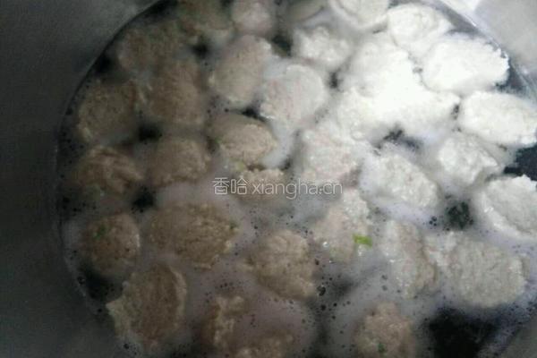 莲藕鸡肉丸子的做法图解12