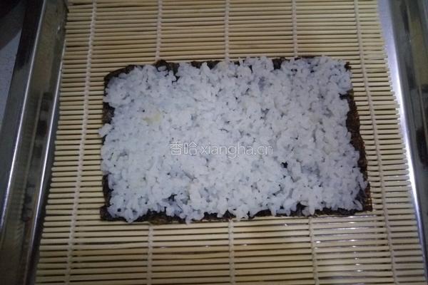蛋皮樱花寿司卷的做法图解5