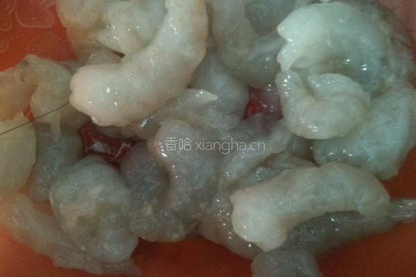 大虾猪肉水饺的做法图解1