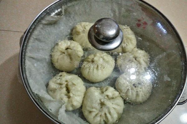 香菇白菜鲜肉包的做法图解8