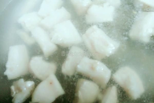 家常肉烧花菜的做法图解5