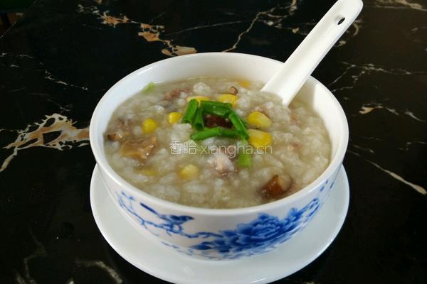 香菇玉米肉末粥的做法图解11