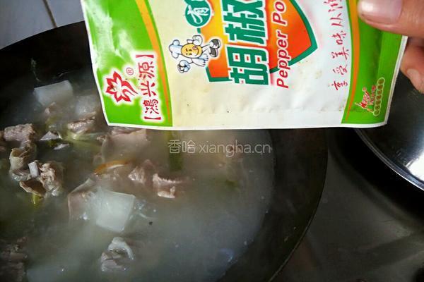 羊排萝卜汤的做法图解6