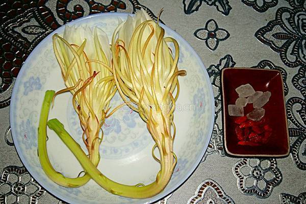 昙花羹的做法图解1