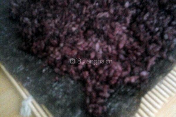 黑米寿司的做法图解9