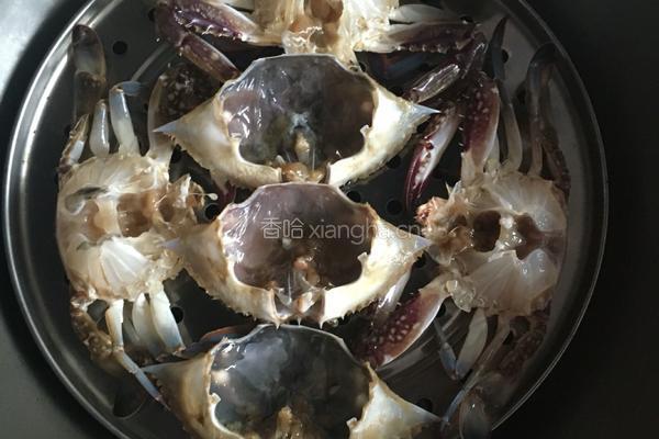 蒸螃蟹的做法图解2