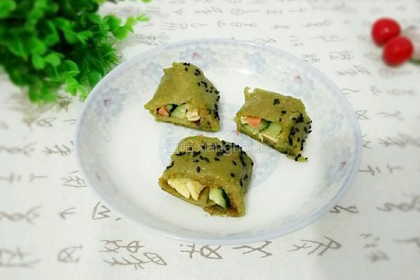 黑芝麻芹菜卷的做法图解11