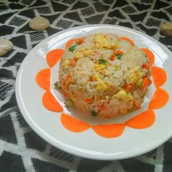 三色炒饭的做法[图]