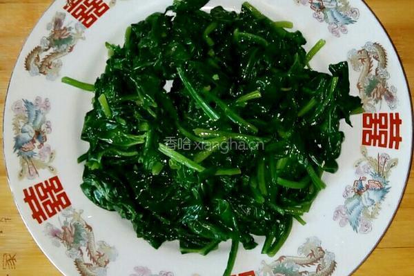 鸡蛋炒菠菜的做法图解6