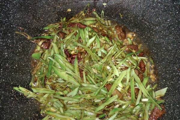  扁豆角闷面的做法图解4