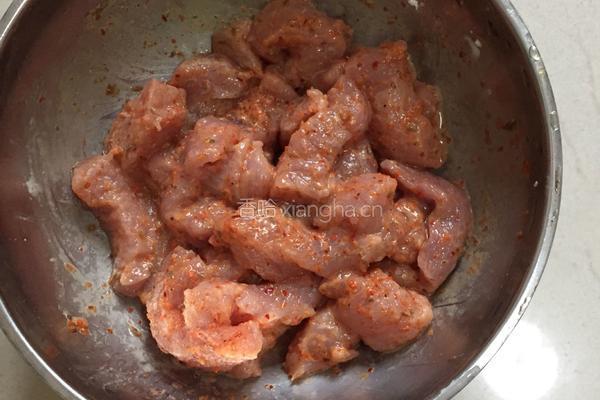 烤猪肉串的做法图解3