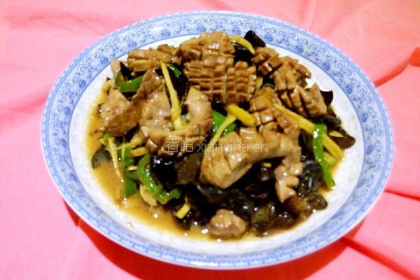 云耳炒腰花的做法图解10