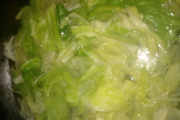 油泼白菜的做法图解4