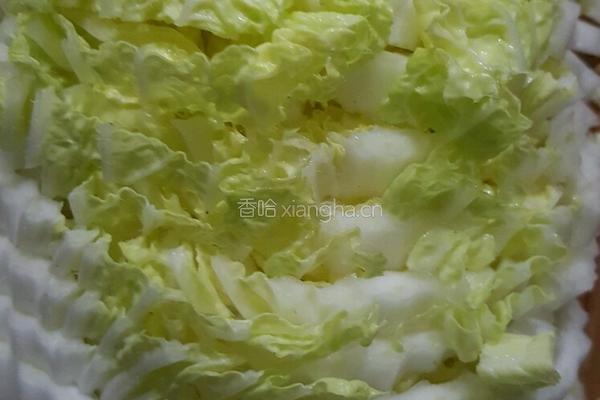 白菜猪肉包子的做法图解2