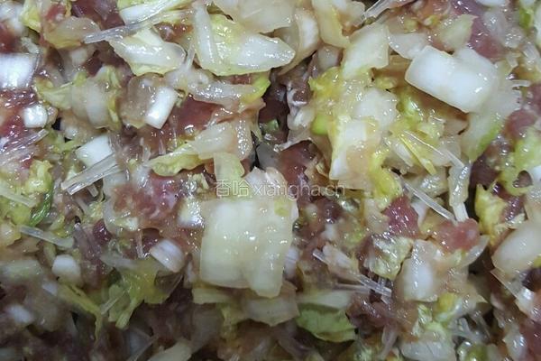 白菜猪肉包子的做法图解4