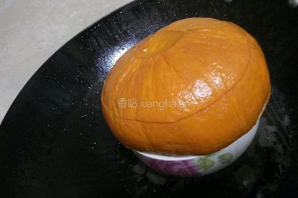 桃胶雪耳金瓜盅的做法图解7