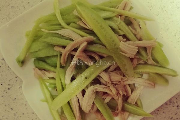 黄瓜鸡丝凉拌菜的做法图解6