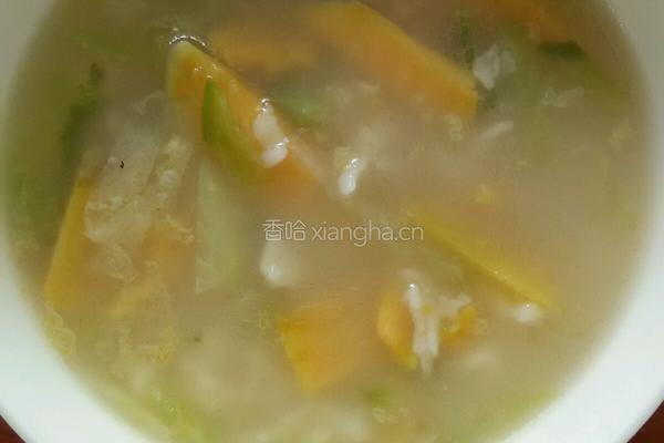 红薯萝卜面疙瘩汤