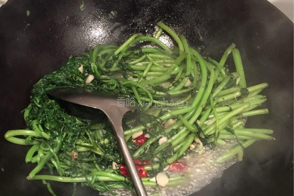蒜蓉茼蒿的做法图解3