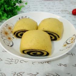 南瓜黑米卷的做法[图]