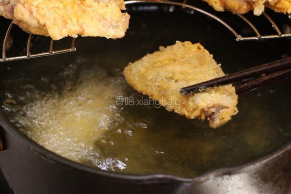 咸蛋黄焗鸡翅的做法图解9