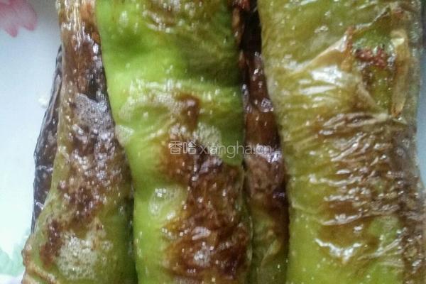 浇汤灌肉虎皮辣椒的做法图解15