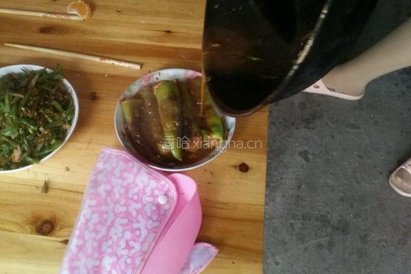 浇汤灌肉虎皮辣椒的做法图解17